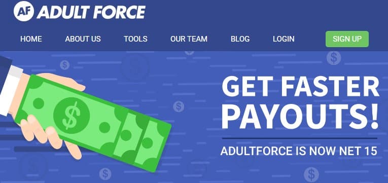 партнерская программа Adultforce.com