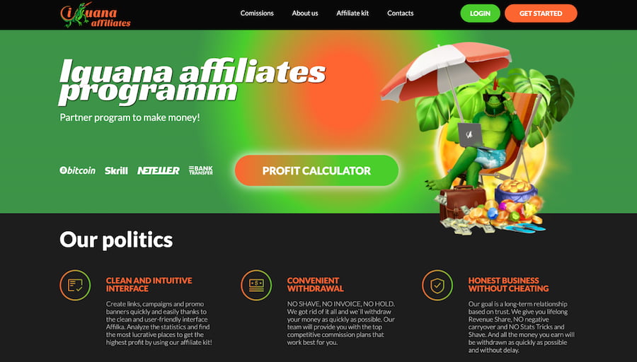 Iguana affiliates