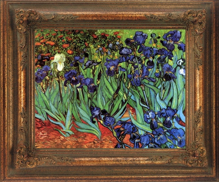 картинка Ван Гога ирисы - цена более 100 млн долларов